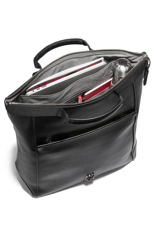 Shop Cole Haan Grand Ambition Small Convertible Backpack In New Black