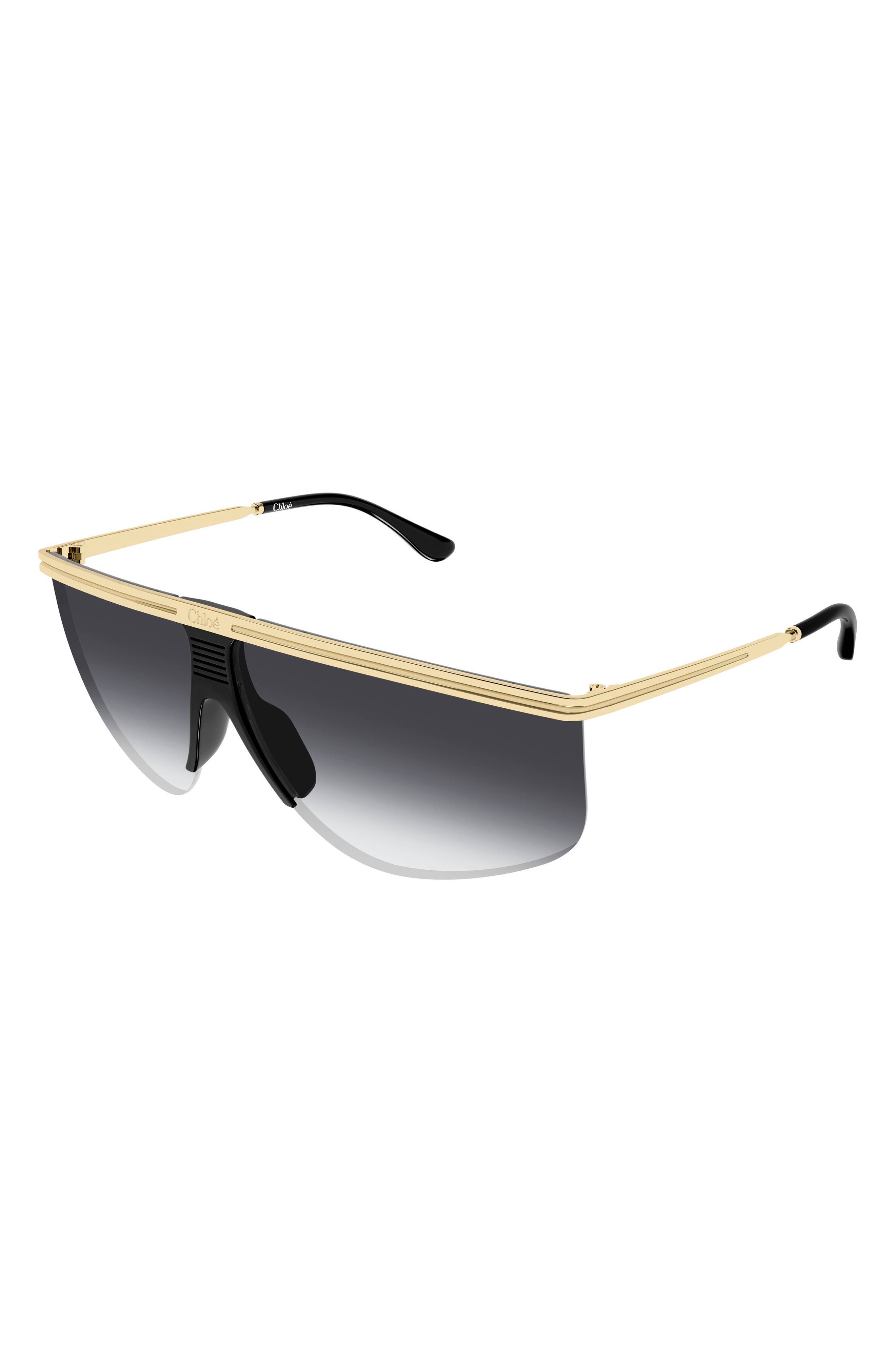 Chloé CH0415S 65mm Oversize Gradient Shield Sunglasses (Women) | Nordstrom