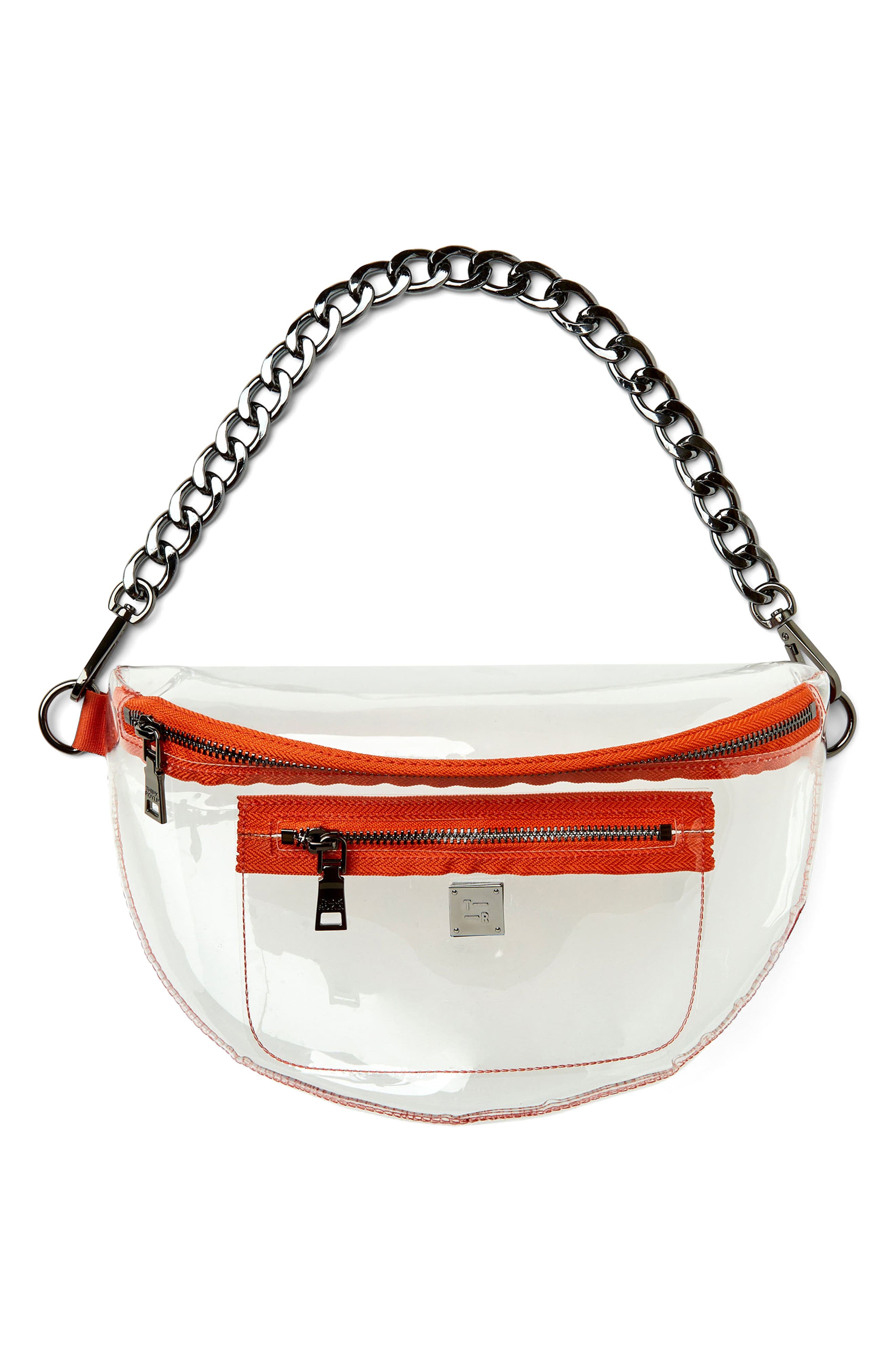 THINK ROYLN Clear Stadium Crossbody Bag, Alternate, color, Clear Soft Pvc Univ Of Texas