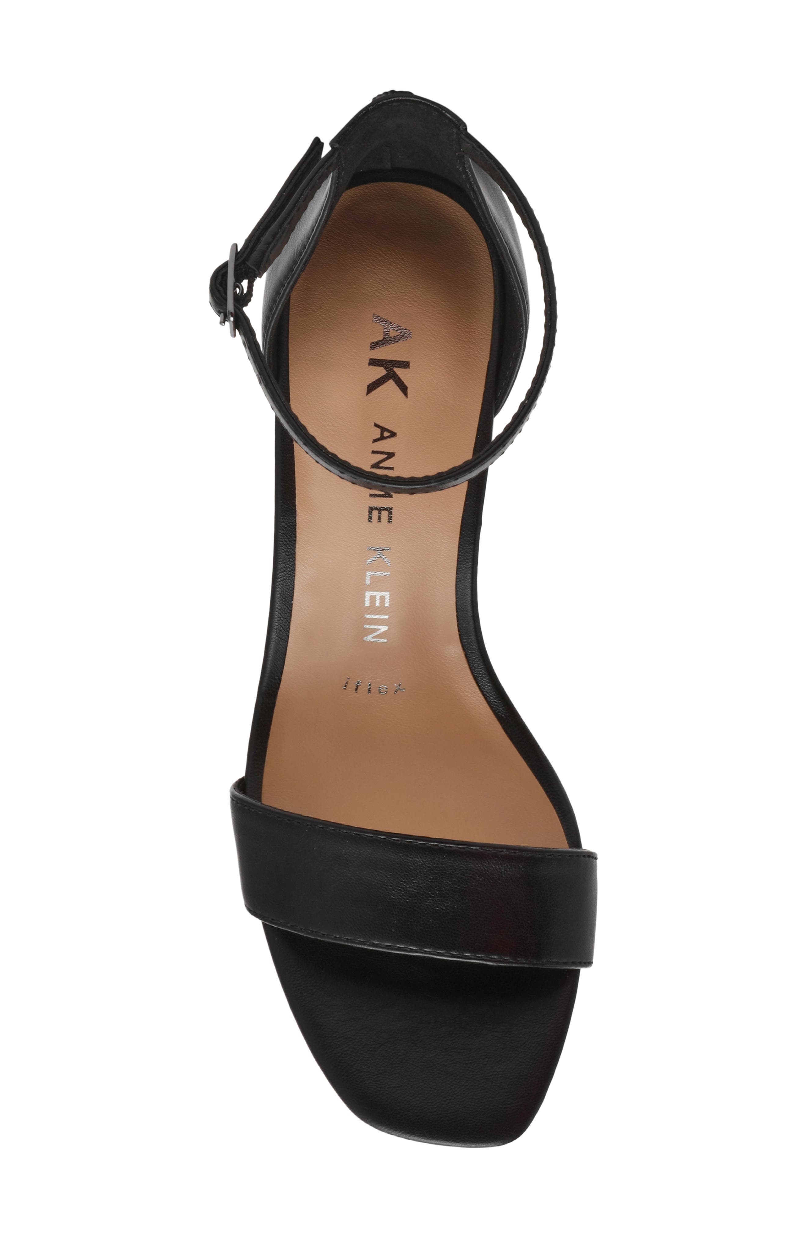 Anne Klein Mika Sandal, Alternate, color, Black Pu