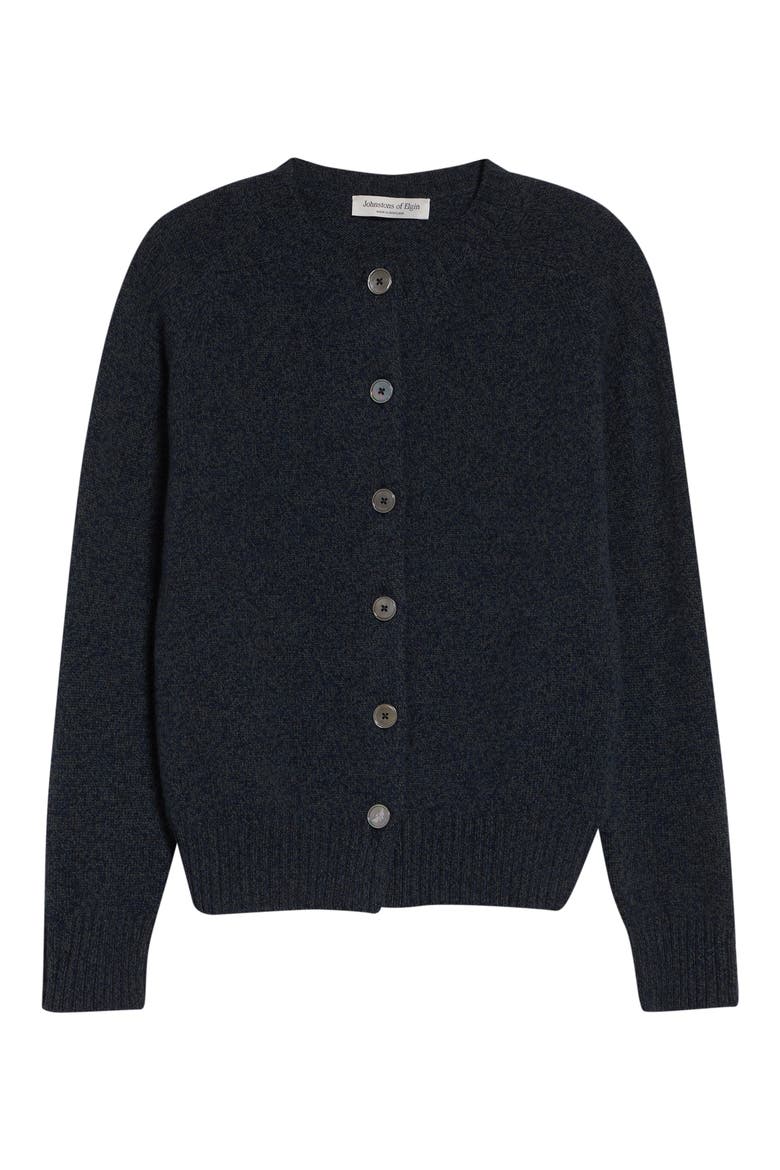 Blyth Lambswool Crewneck Cardigan, Alternate, color, DARK UIST