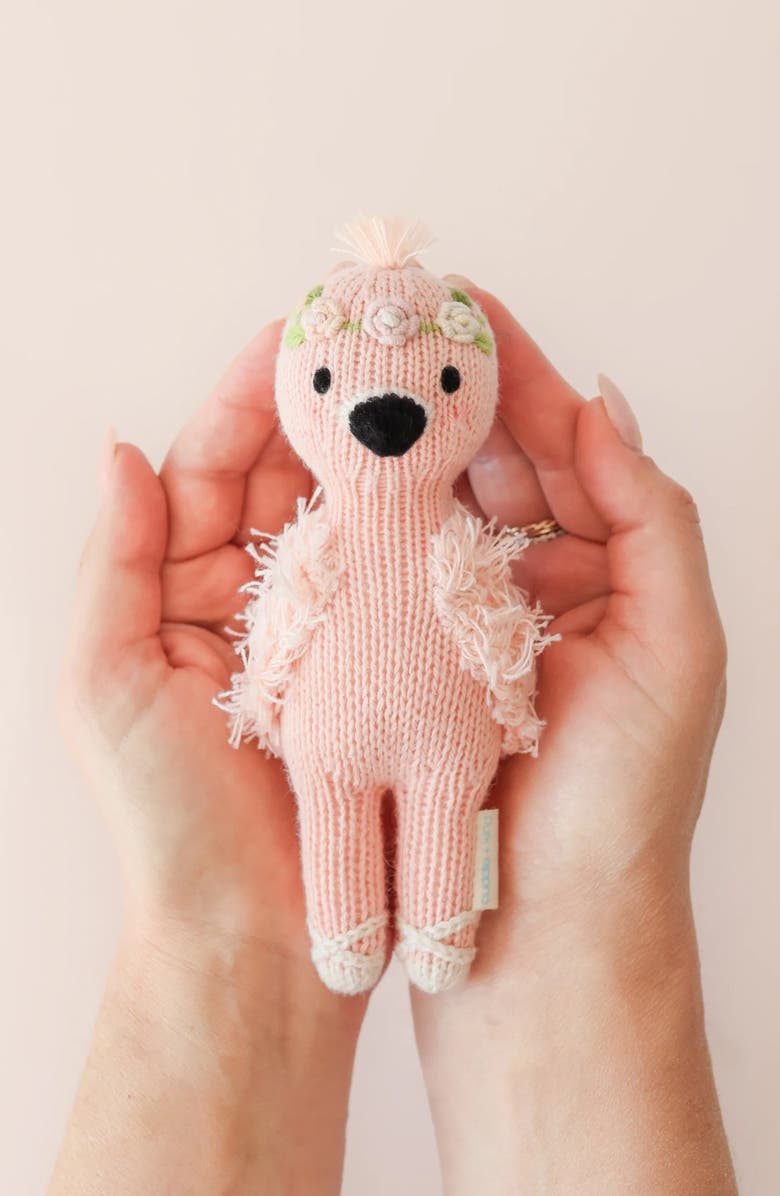 cuddle+kind Tiny Penelope the Flamingo Stuffed Animal, Alternate, color, Pink