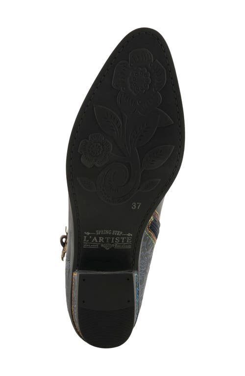 L'artiste By Spring Step Acree Bootie In Blue