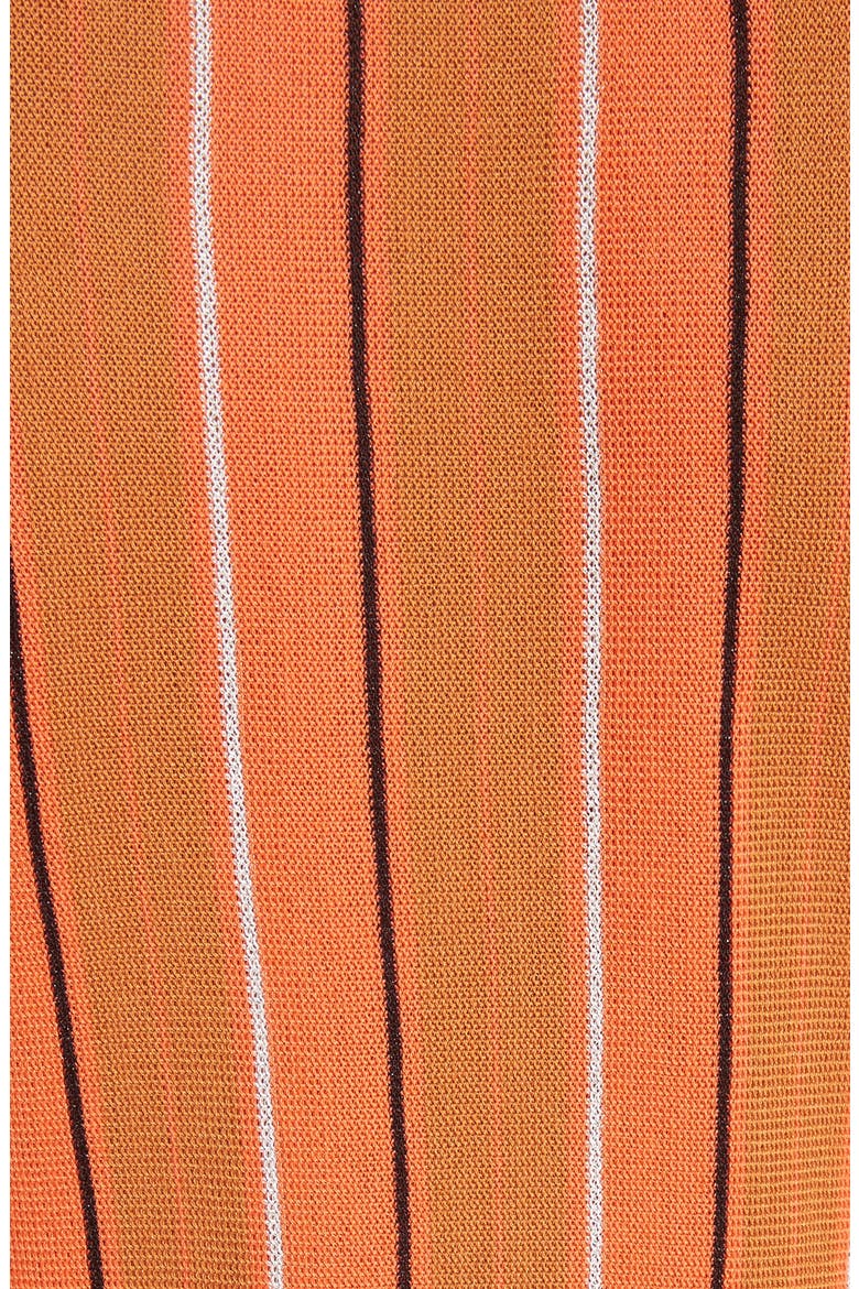 Capo Metallic Stripe Knit Tunic Dress, Alternate, color, MANGO STRIPE