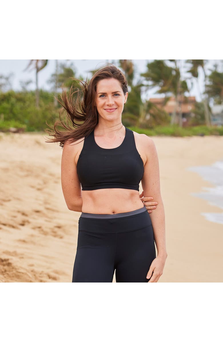 UV Skinz Active Swim Bra, Alternate, color, Black