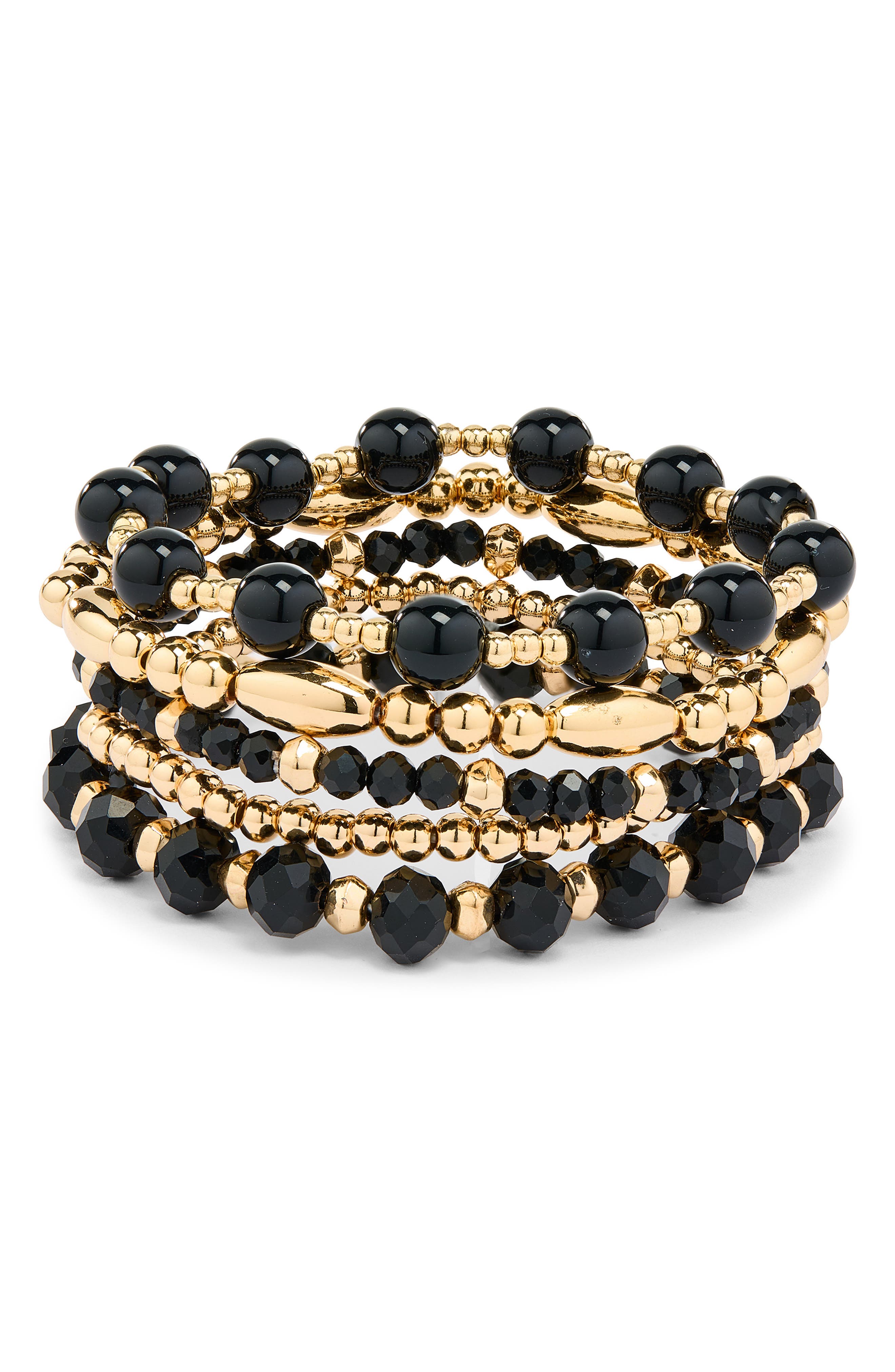 NORDSTROM RACK Assorted 5-Pack Stretch Bracelets