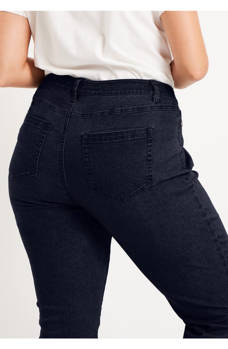 June + Vie Curvie Fit Bootcut Jeans, Alternate, color, Black