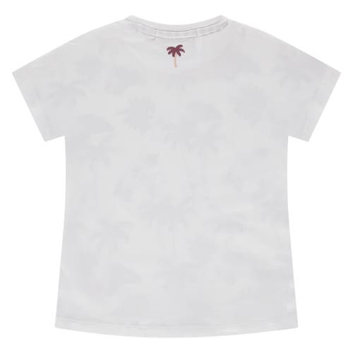 Stains And Stories By Babyface Tropical Print Short Sleeve T-shirt In Blue
