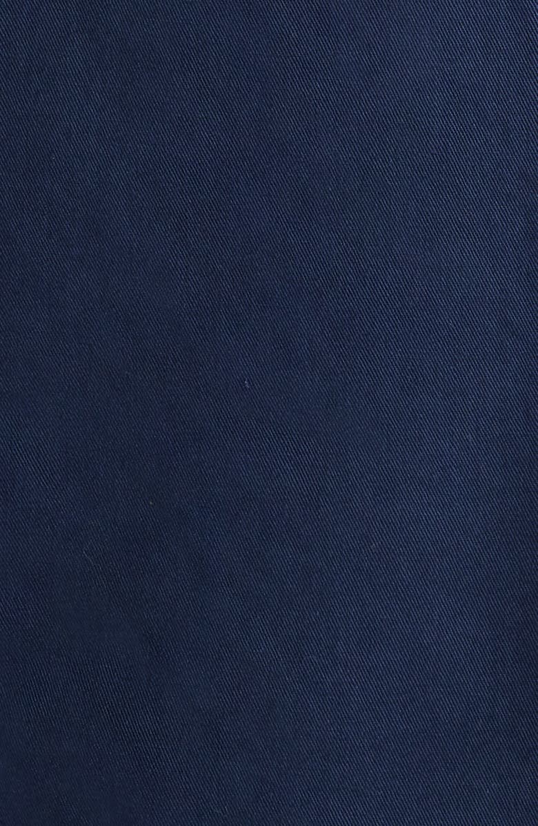 Service Works Logo Cotton Camp Shirt, Alternate, color, Navy