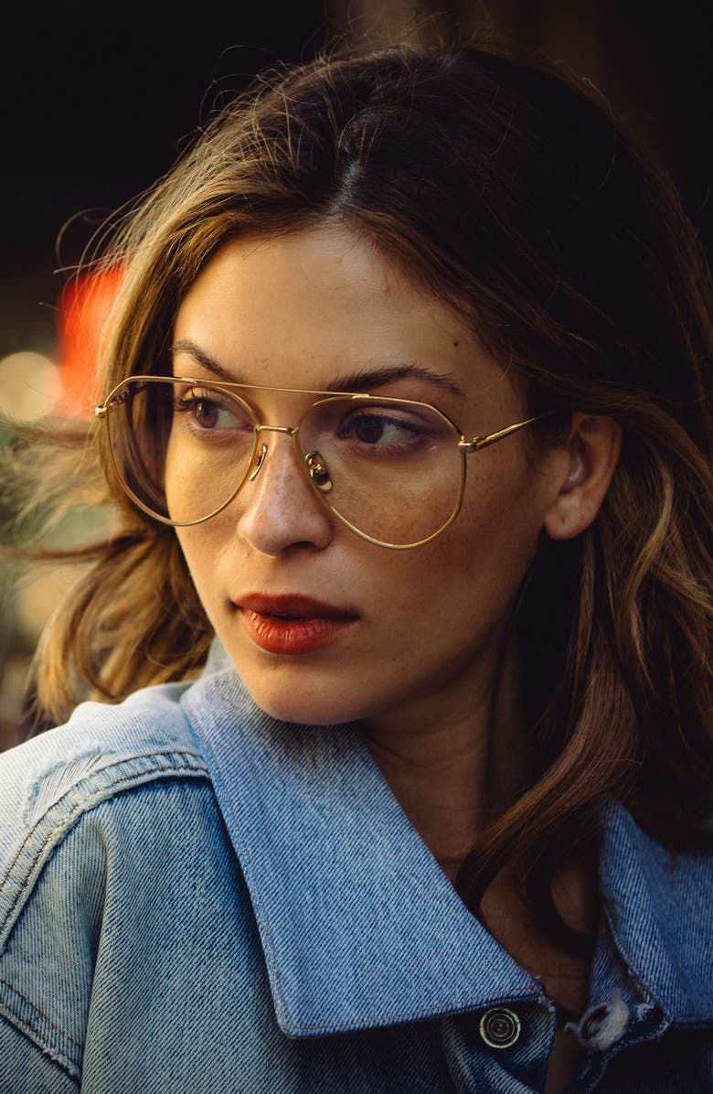 DIFF Dash 58mm Aviator Sunglasses, Alternate, color, 