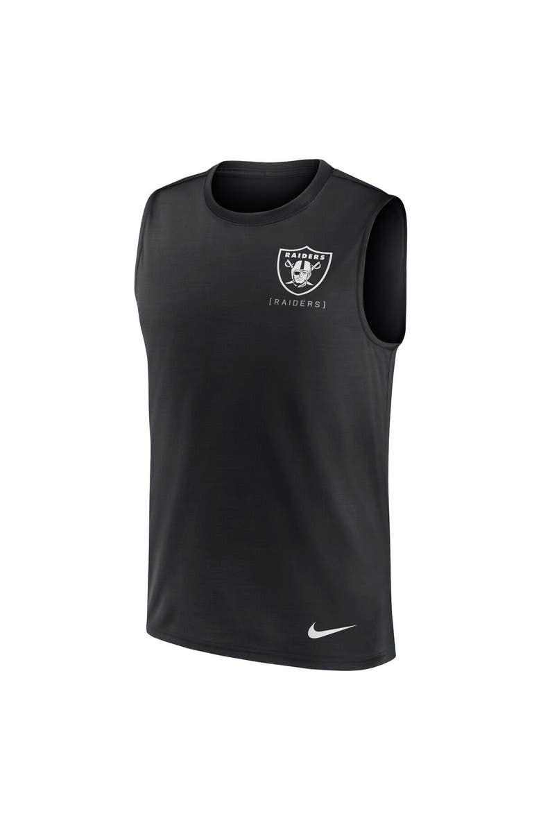 Nike Men's Nike Black Las Vegas Raiders Muscle Tank Top, Alternate, color,
