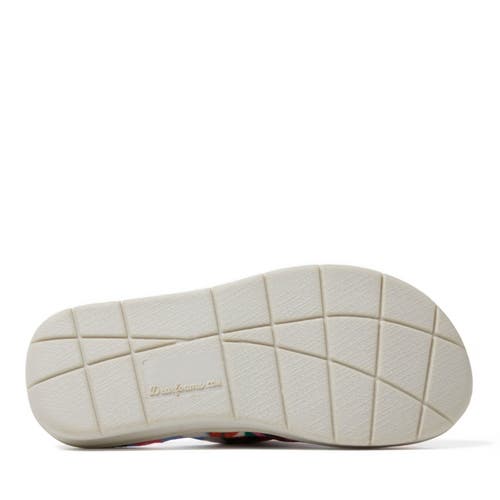 Shop Dearfoams Wrenley Terry Thong Flip Flop Slipper In Multi