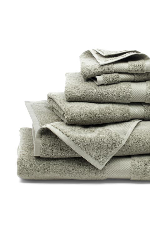 Plush 6-Piece Organic Cotton Bath Towel Set