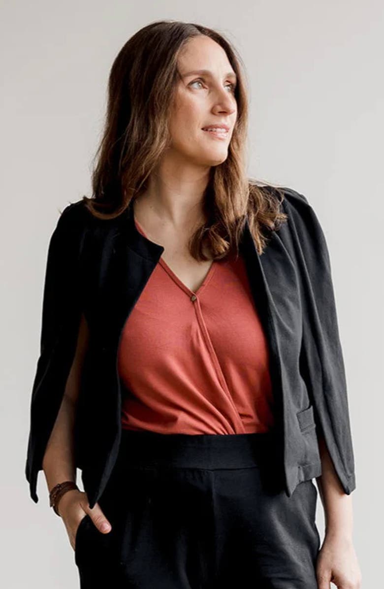 Of an Origin Women's Postpartum, Maternity & Beyond Cape Blazer, Main, color,