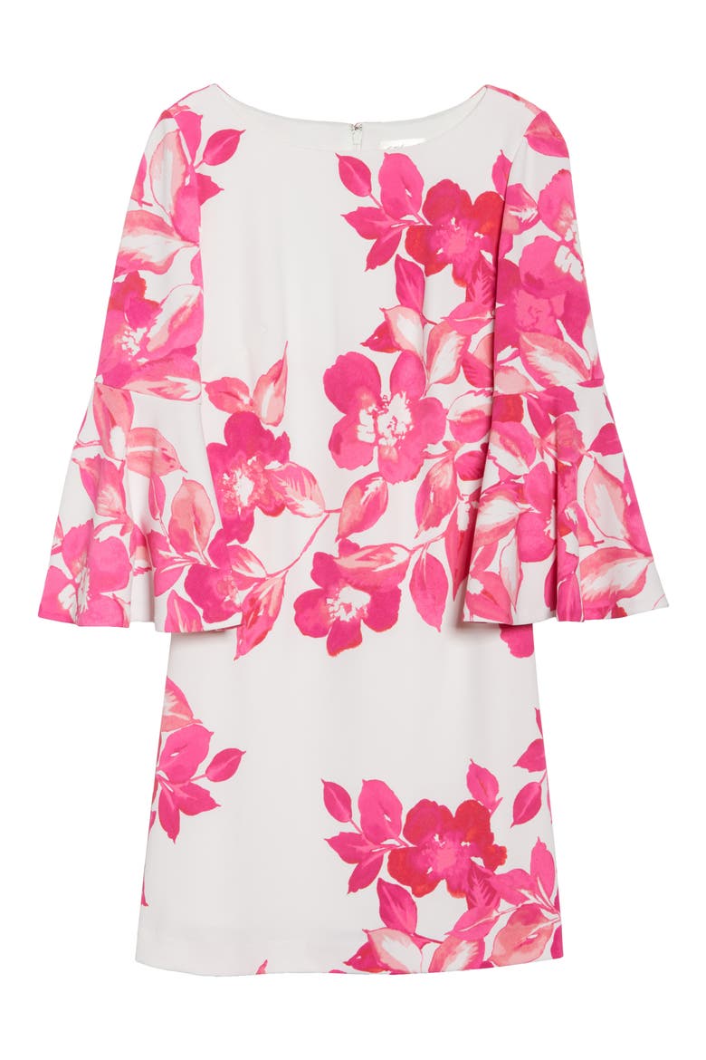 Floral Shift Dress, Alternate, color, PINK