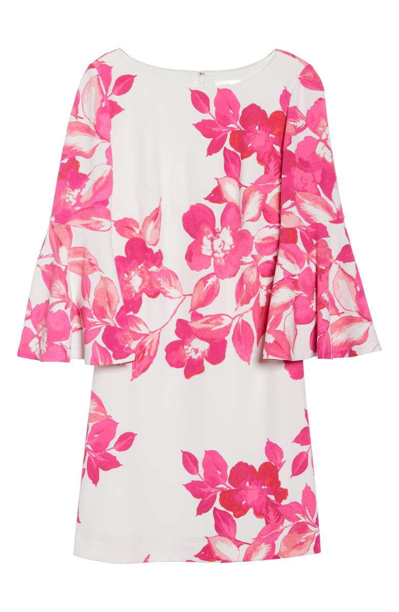 Eliza J Floral Shift Dress, Alternate, color, 