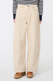 Weekend Max Mara Wide Leg Cotton Pants