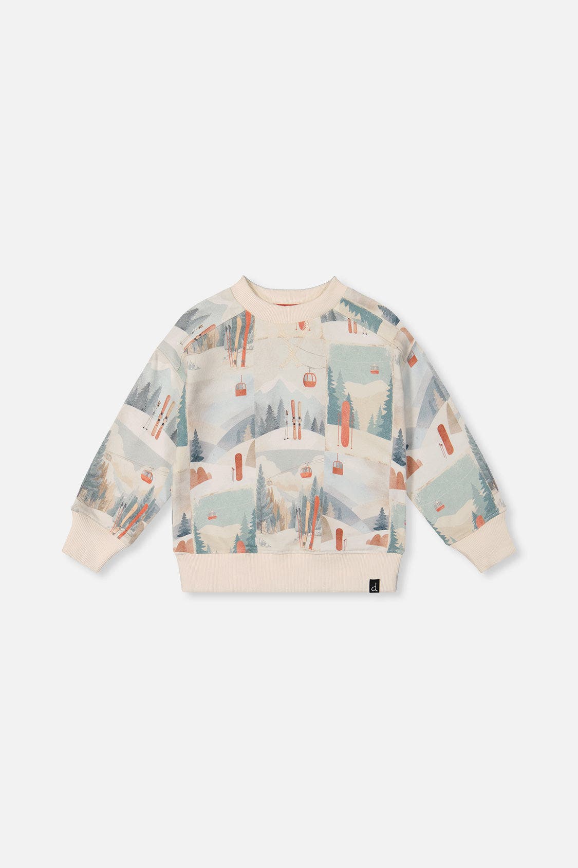 selected Beige Ski Print