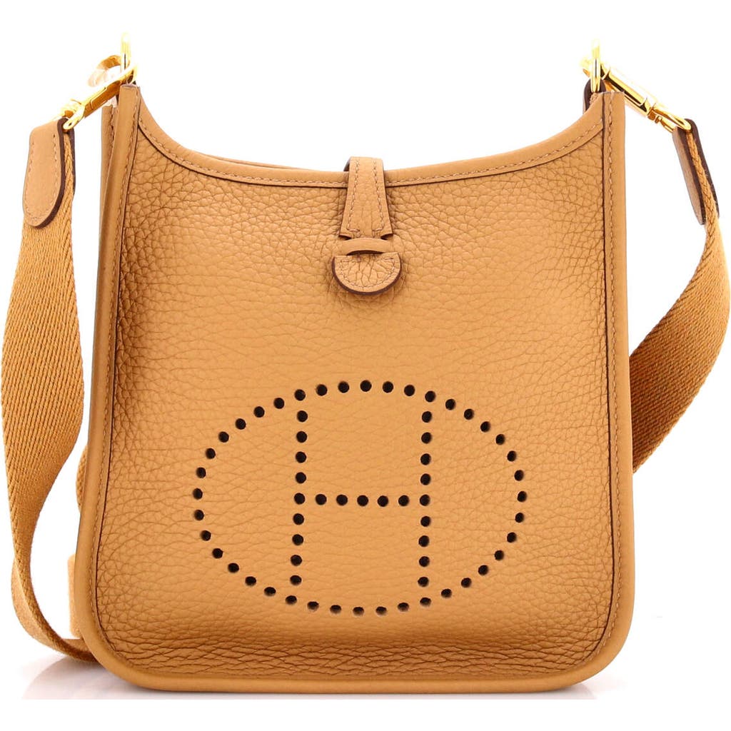 Pre-owned Hermes Hermes Evelyne Bag Gen Iii Clemence Tpm In Brown
