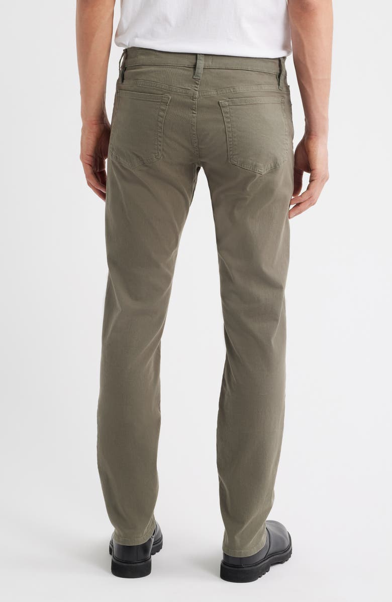 FRAME L'Homme Slim Fit Five-Pocket Twill Pants, Alternate, color, Military Green
