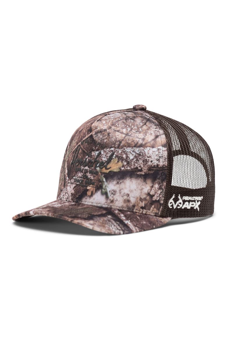 x Realtree® Whaler Mesh Snapback Cap, Main, color, REALTREE APX CAMO