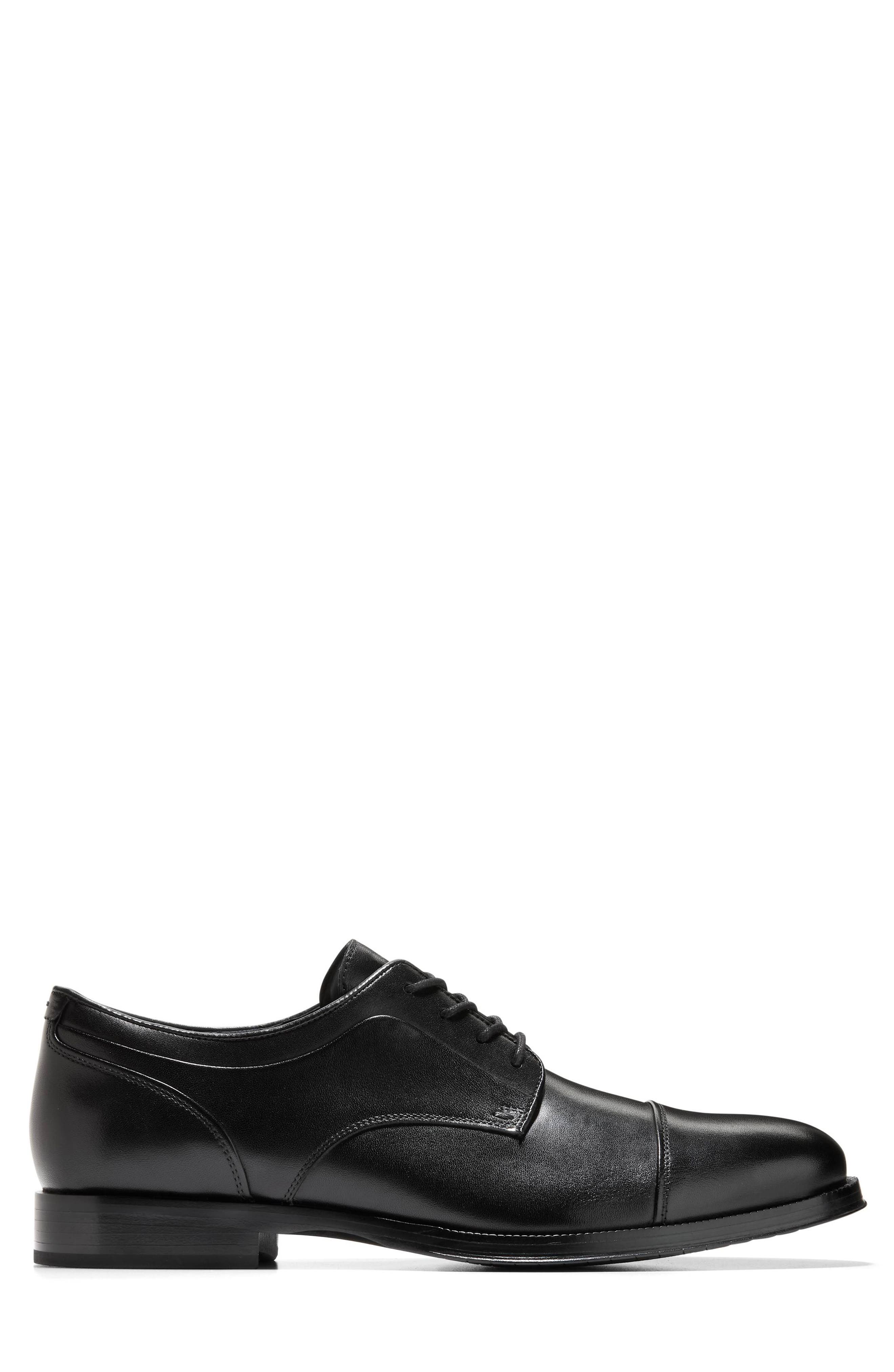 Cole Haan Carnegie Cap Toe Derby, Alternate, color, Black