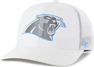 '47 Men's '47 White Carolina Panthers Snowball Trophy Stretch Fit Hat