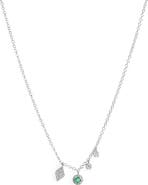Meira T Emerald & Diamond Necklace