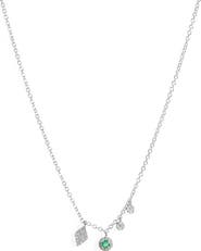 Meira T Emerald & Diamond Necklace
