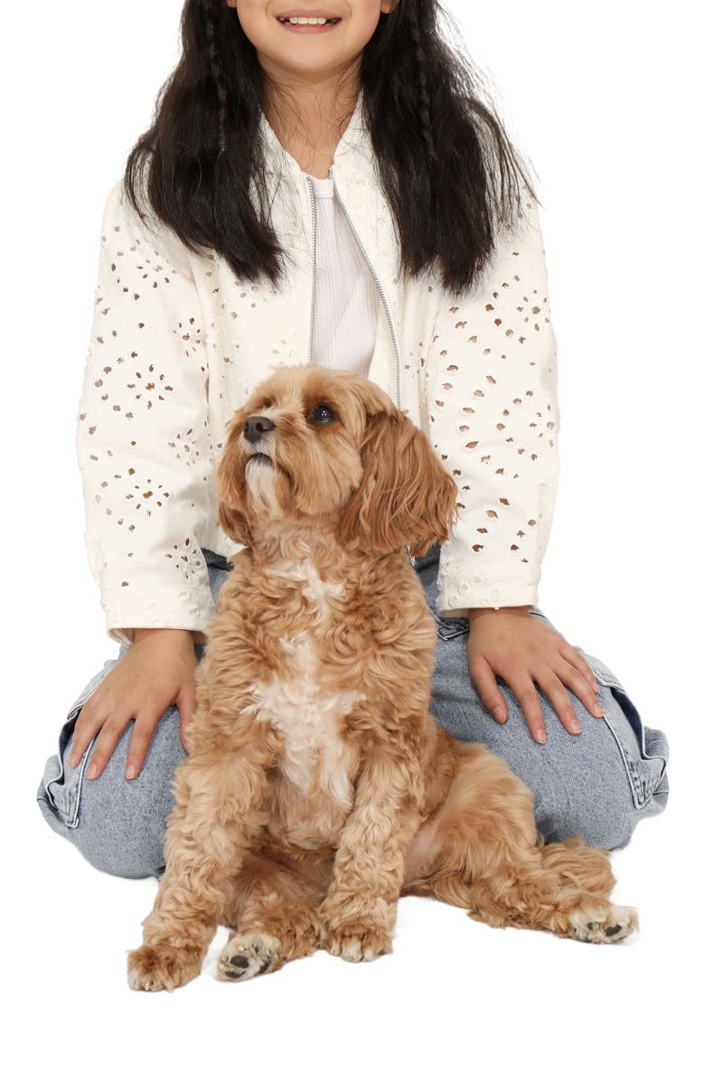 Belle & Bloom Cool Like Me Bomber, Alternate, color, White