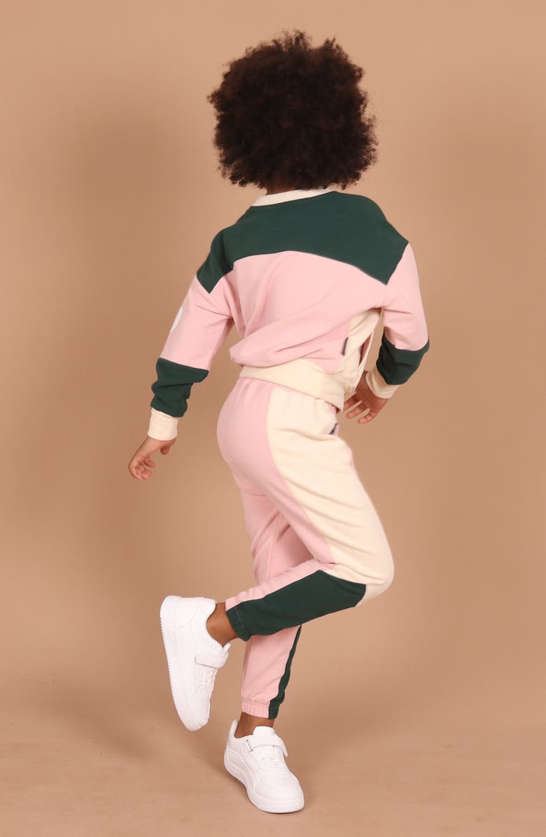 TINY TRIBE Kids' Segment Stretch Fleece Sweatpants, Alternate, color, 