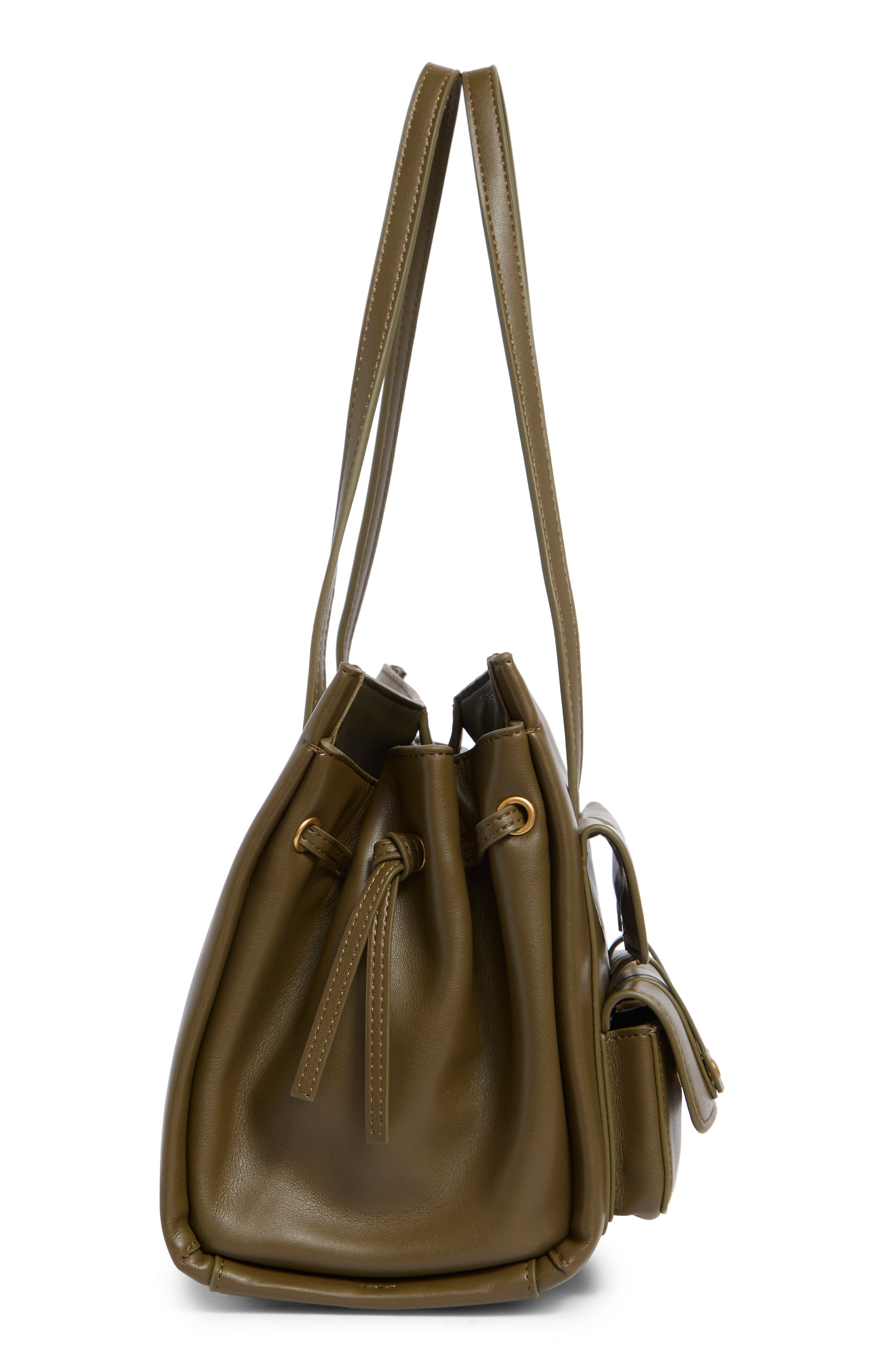 Linda Tote Bag, Alternate, color, DARK OLIVE