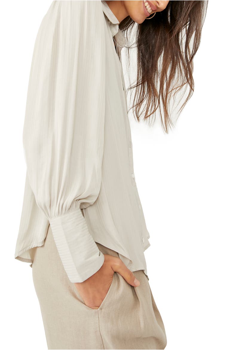 Button-Up Shirt, Alternate, color, OYSTER