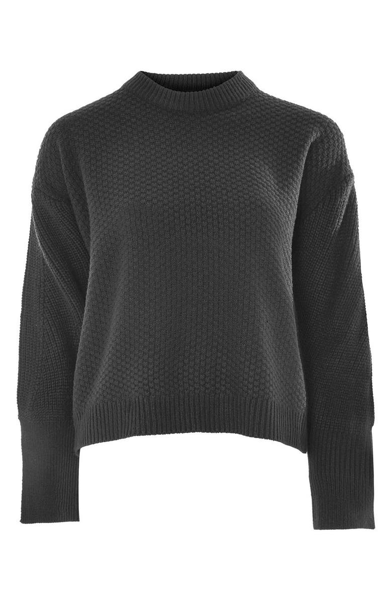 Topshop Wide Sleeve Sweater, Alternate, color,