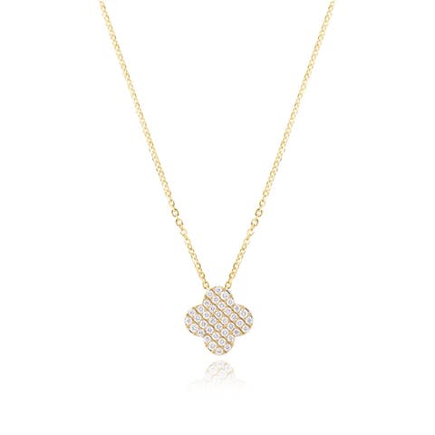 Diamond Clover Necklace