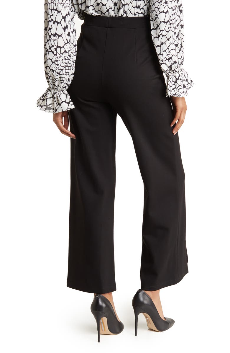 PATRIZIA LUCA Slit Front Wide Leg Pants, Alternate, color, 