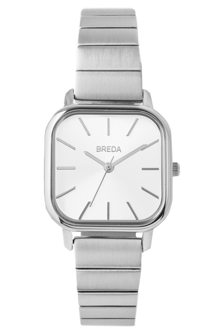 Esther Bracelet Watch, 26mm, Main, color, SILVER/ SILVER/ IVORY