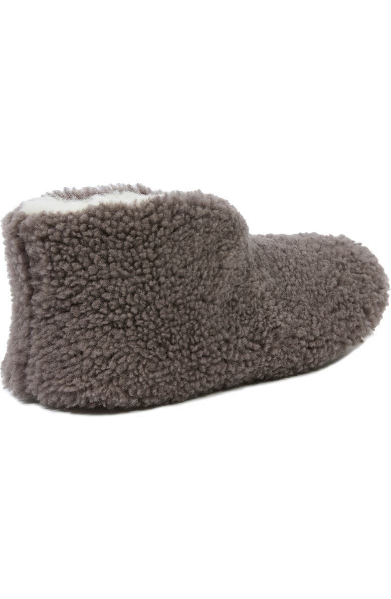 Celtic & Co. Teddy Soft Sole Bootee Slippers, Alternate, color, Vole