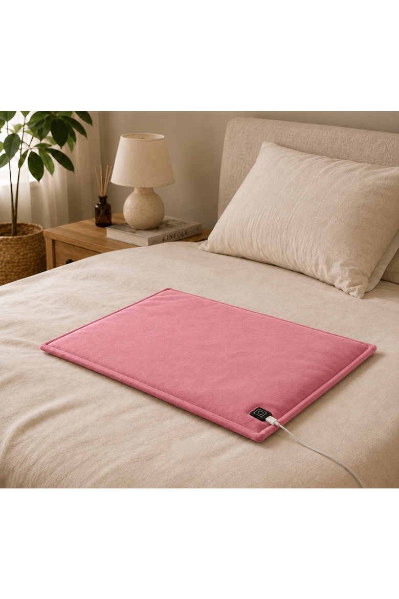 Large Heating Pad 12x24 with Auto Shut-Off, Alternate, color, Pink