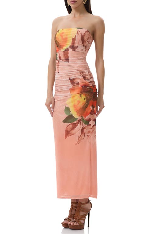 AFRM AFRM MARLO STRAPLESS MESH MAXI DRESS