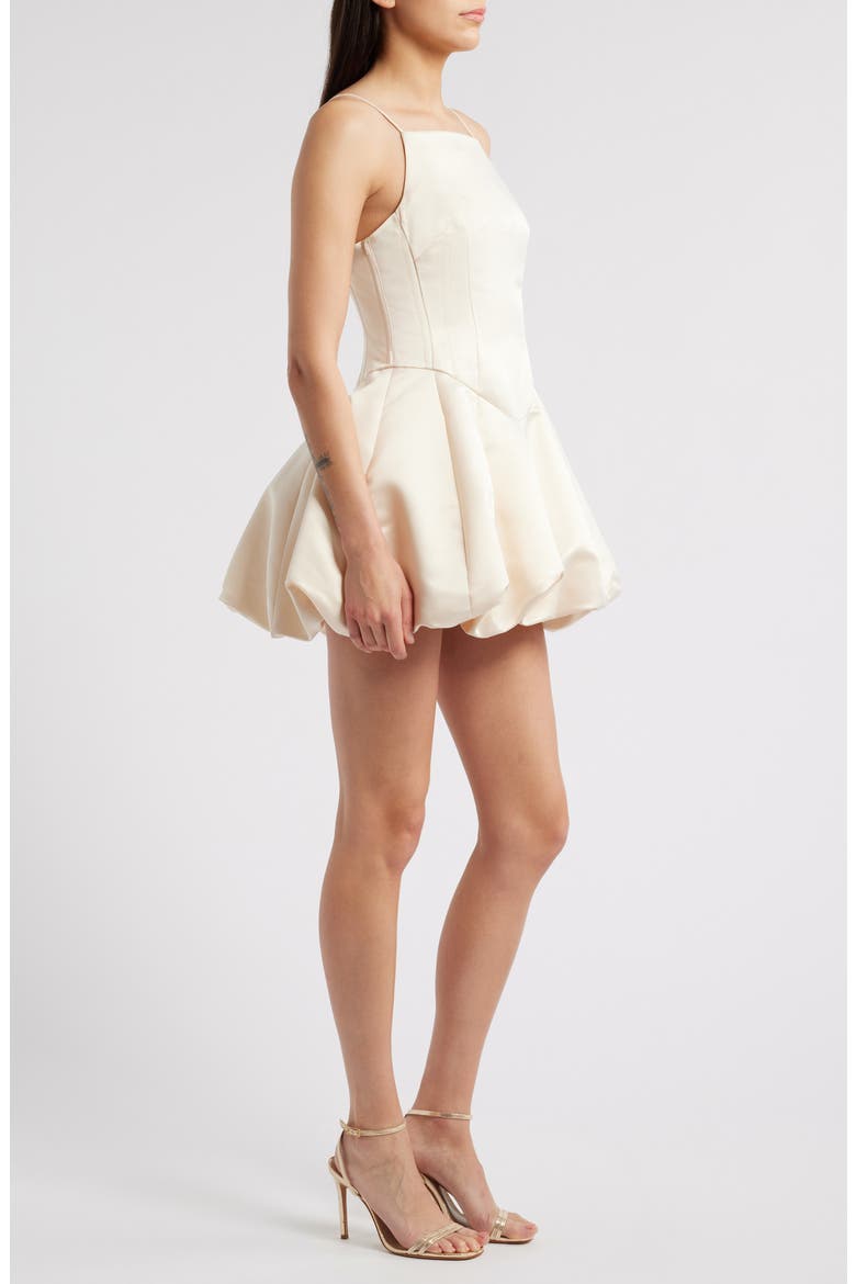 Jake Satin Minidress, Alternate, color, CHAMPAGNE