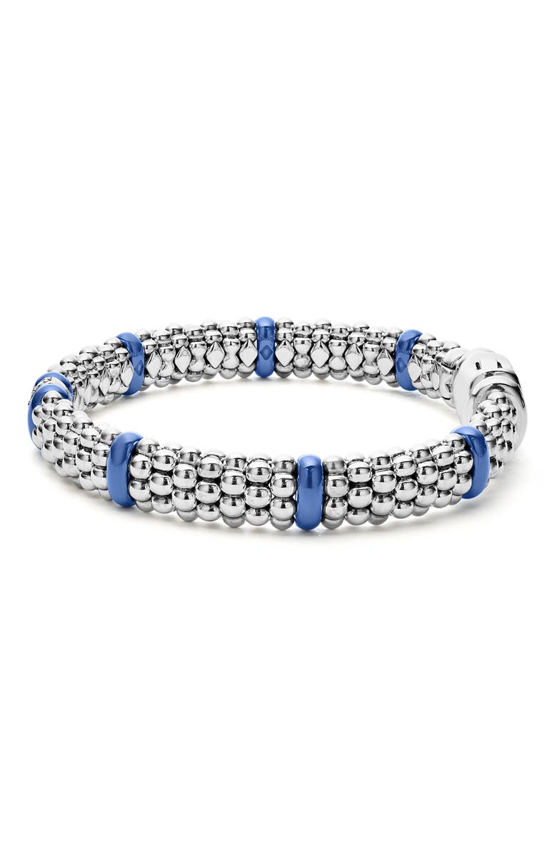 LAGOS Blue Caviar Station Rope Bracelet, Alternate, color, Ultramarine
