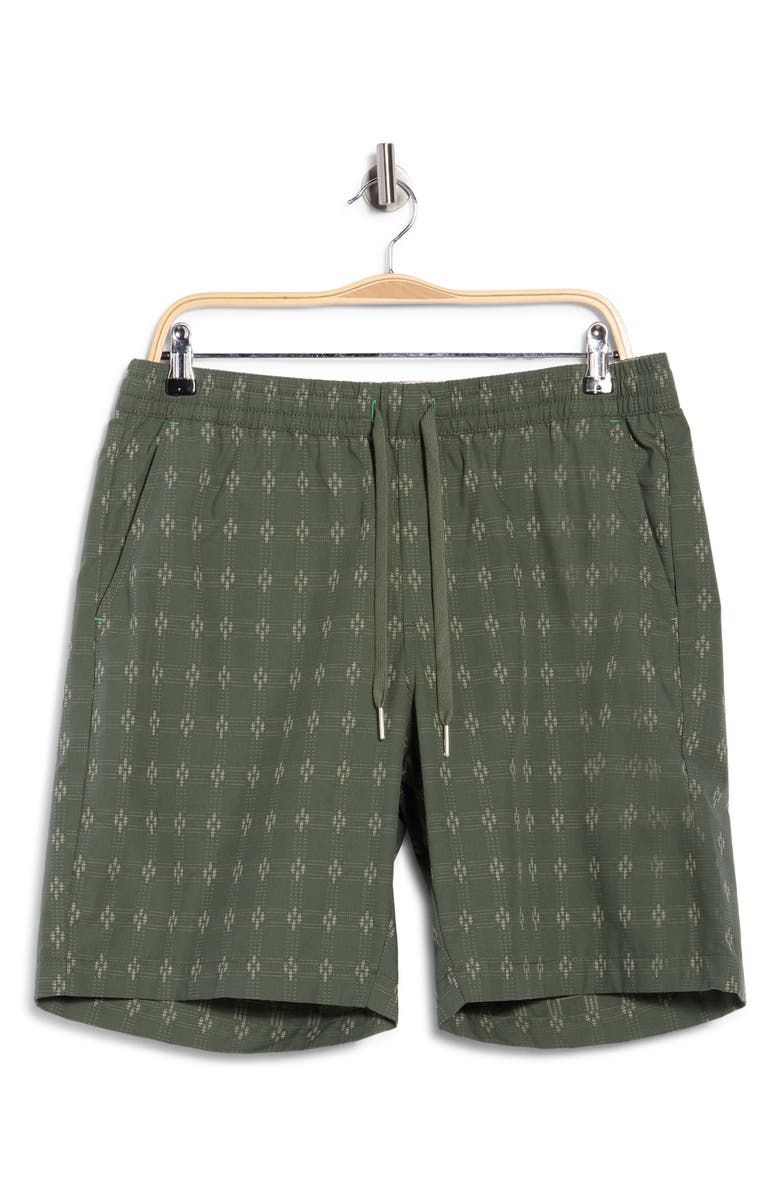 Scotch & Soda Geometric Print Stretch Cotton Shorts, Alternate, color,