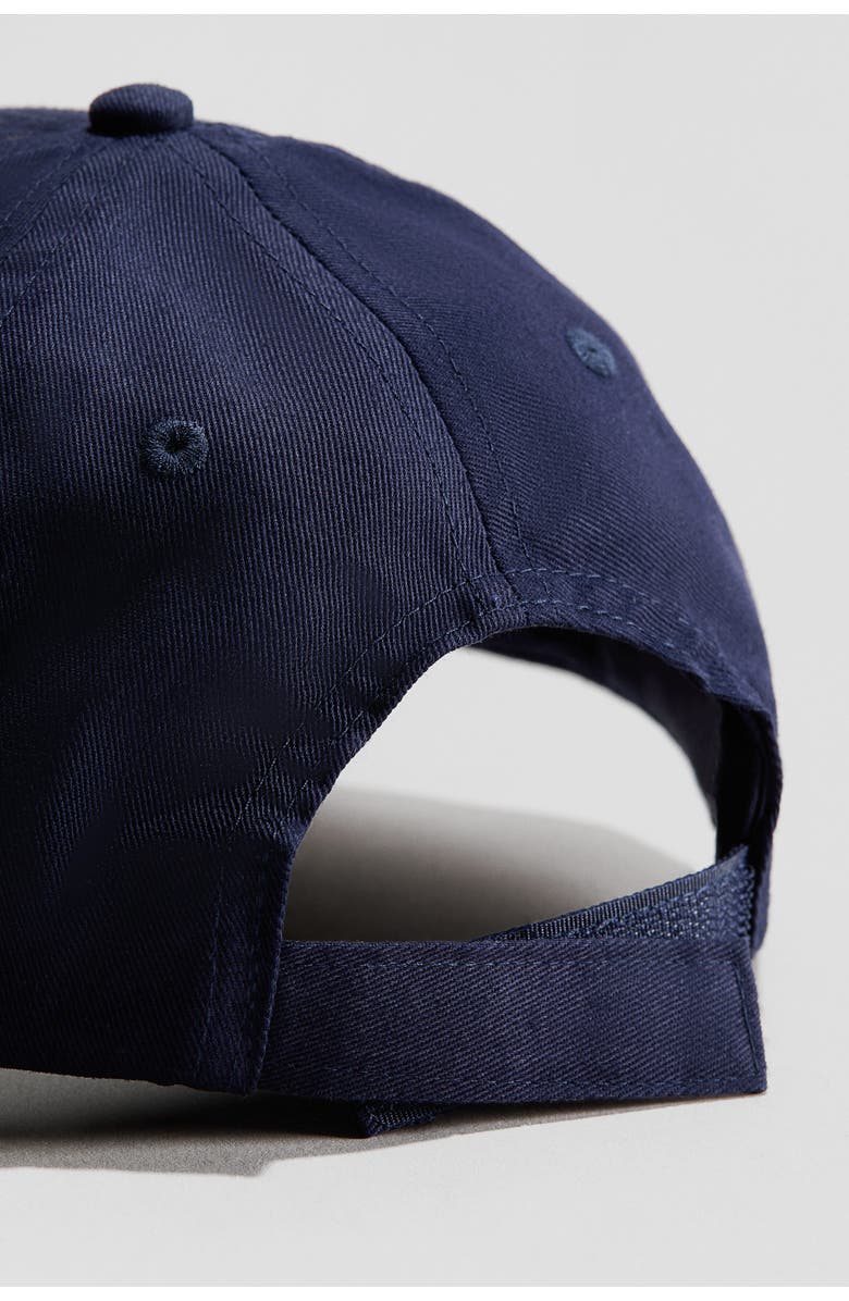 H&M Printed twill cap, Alternate, color, Navy Blue/Spider-Man