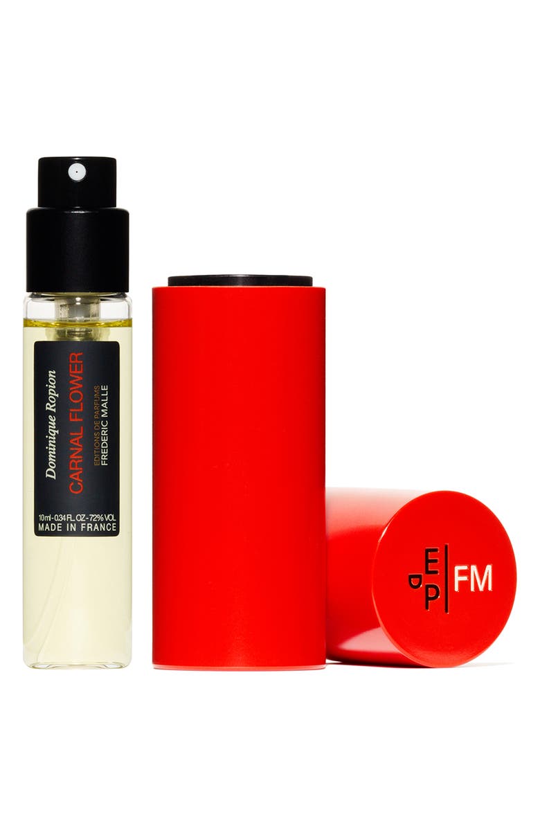 Frédéric Malle Editions de Parfums Frédéric Malle Carnal Flower Travel Spray & Case, Main, color,