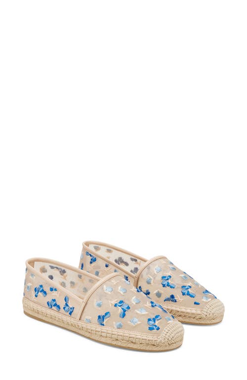 Stuart Weitzman Bareitall Espadrilles In Cielo Multi/barely Beige