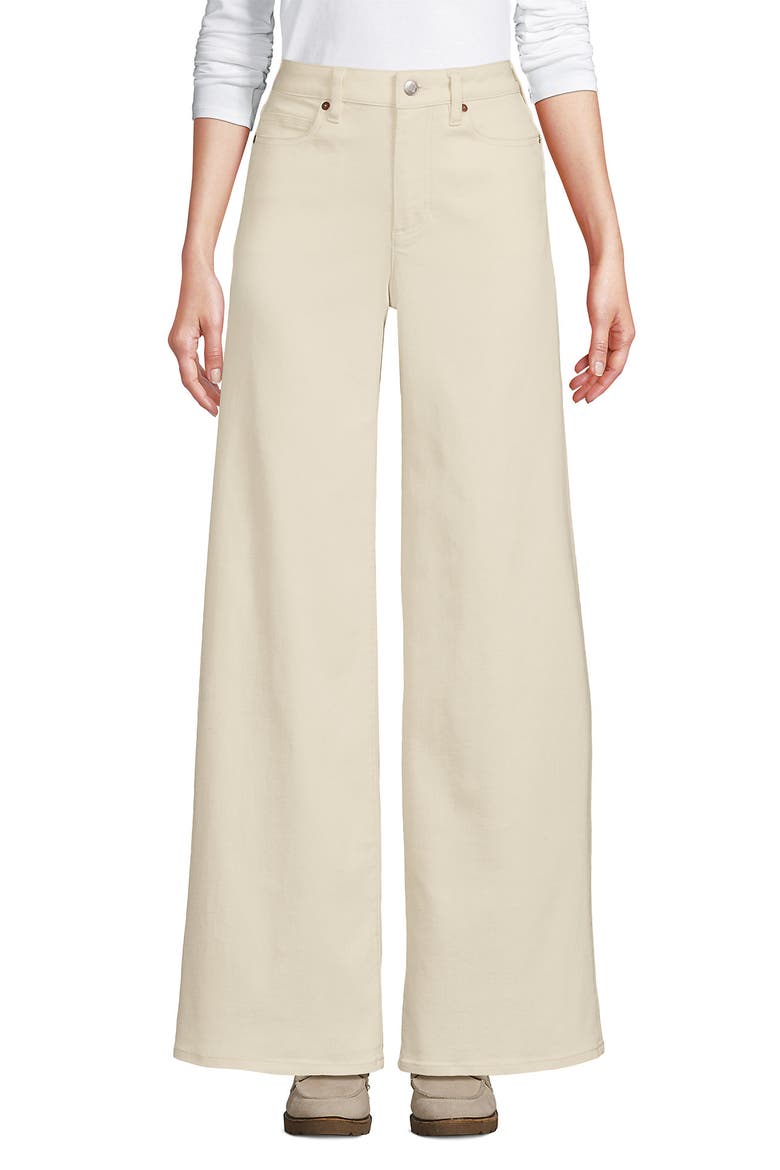 Recover Denim High Rise Extra Wide Leg Jeans, Alternate, color, Natural