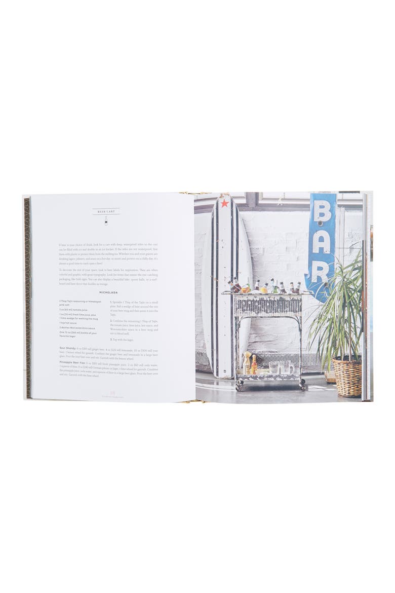 The Art of the Bar Cart: Styling & Recipes Book, Alternate, color, WHITE