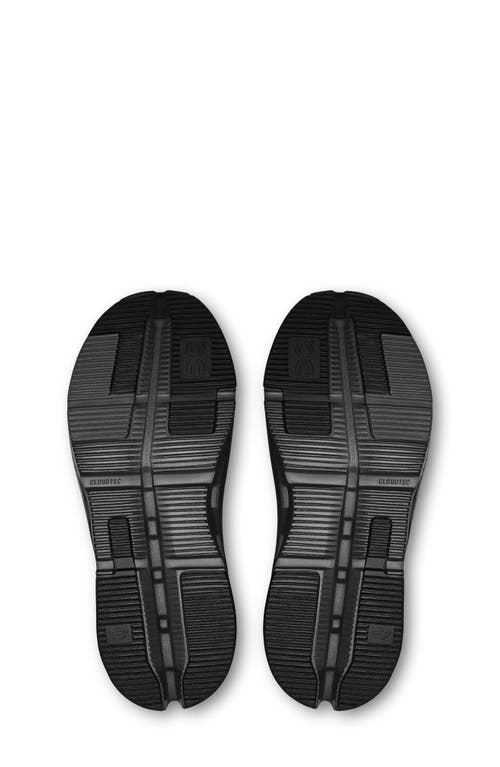 On Cloudnova Kids Sneaker In Black