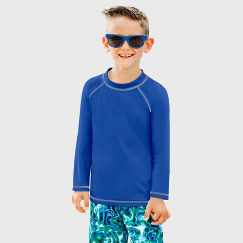 Boys UPF 50+ Long Sleeve Rashguard (Toddler, Little Kid & Big Kid)